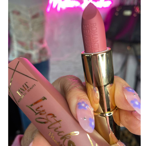 NEW Click Bullet Nude Matte Lipstick by Romantic Beauty #19 - Picture 3 of 5